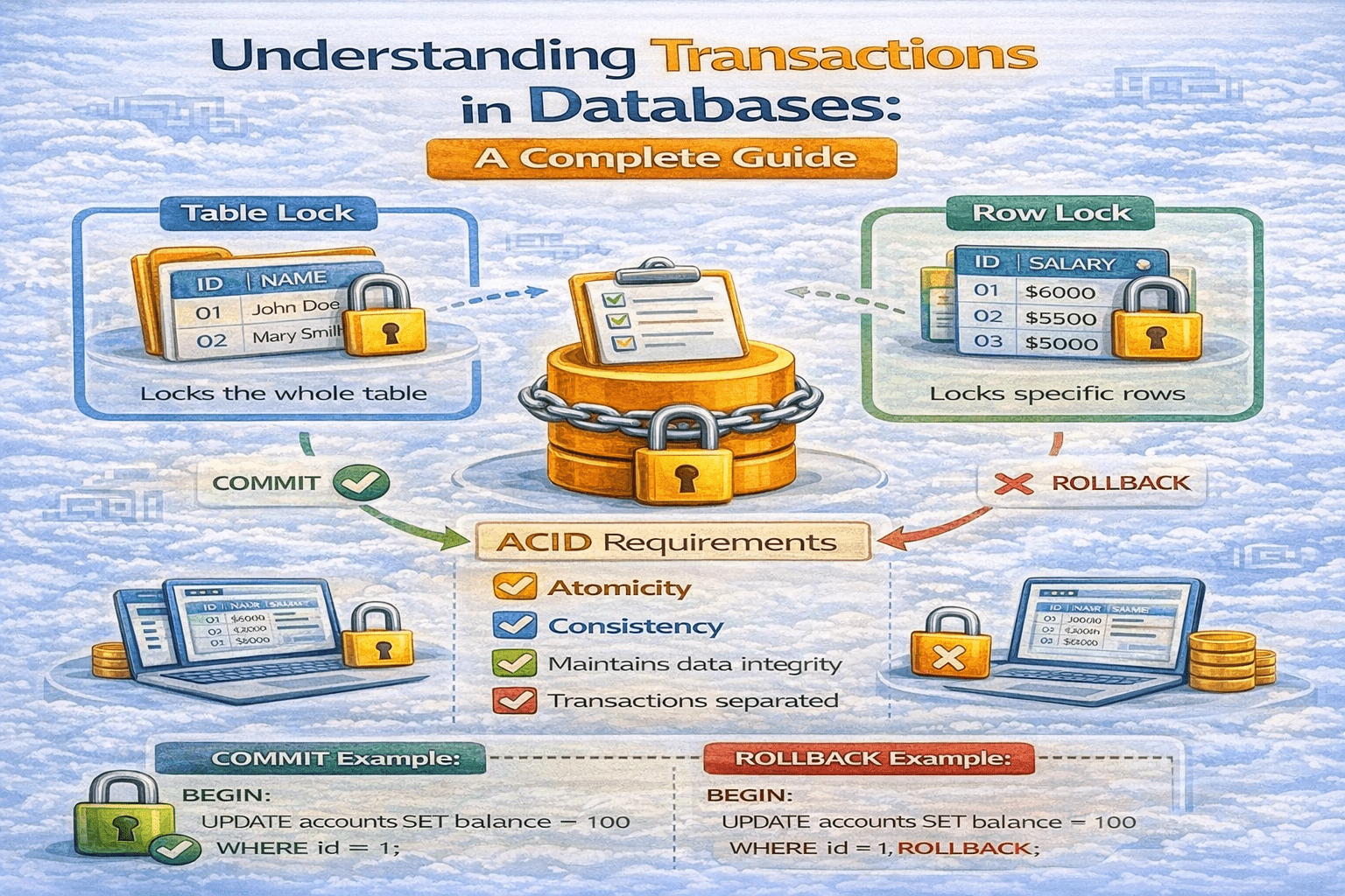 Transactions in Databases