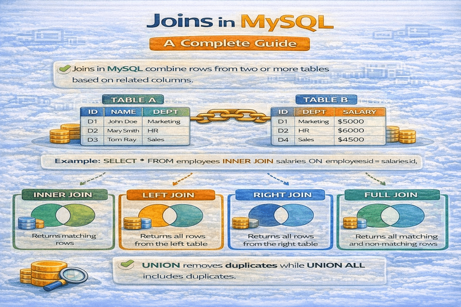 Joins in mysql
