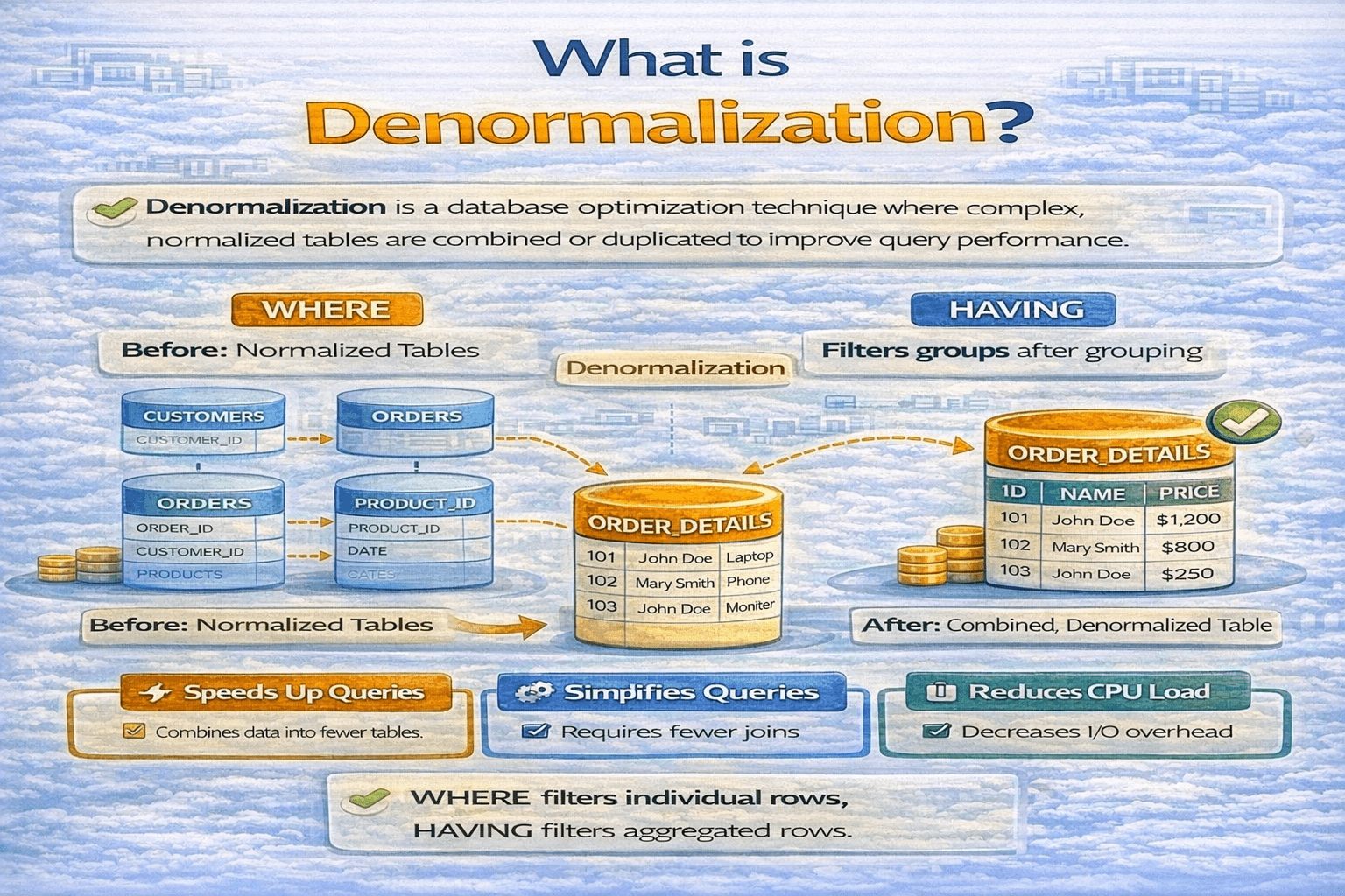 denormalization