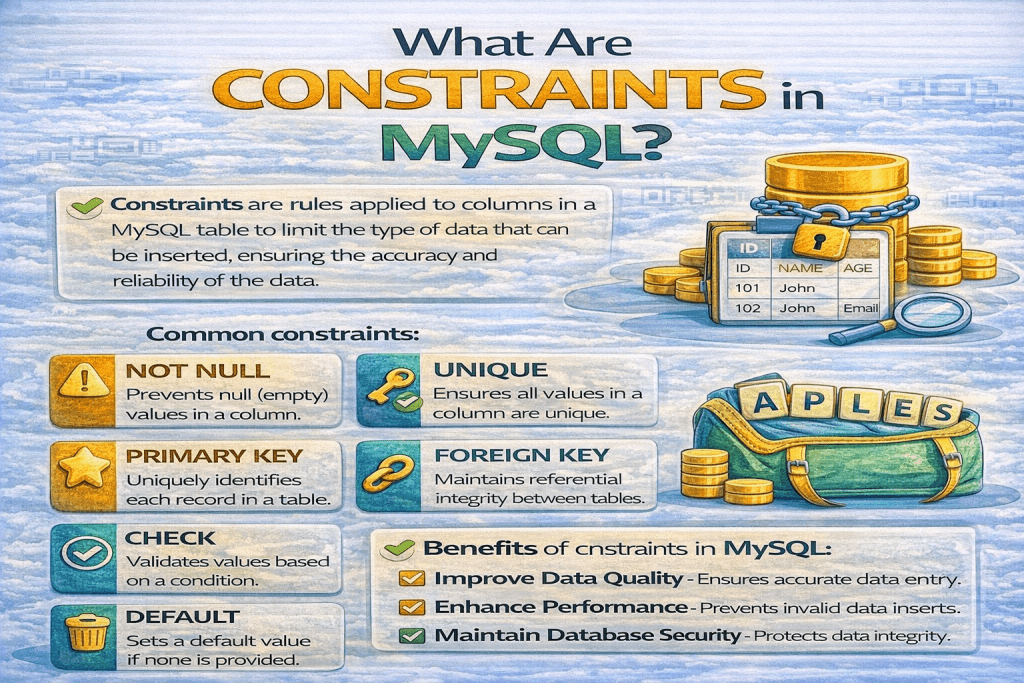 constraints in MySQL