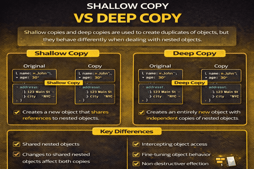 shallow copy and deep copy