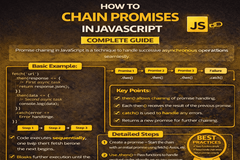 Chain Promises in JavaScript