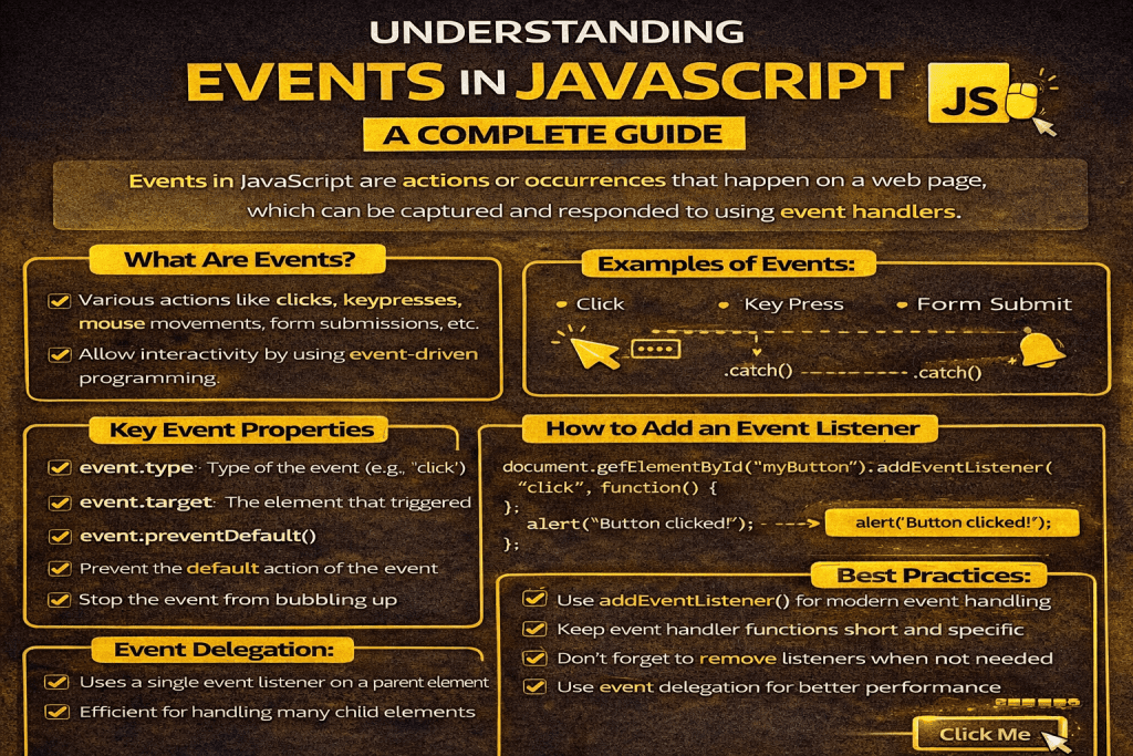 Events in JavaScript