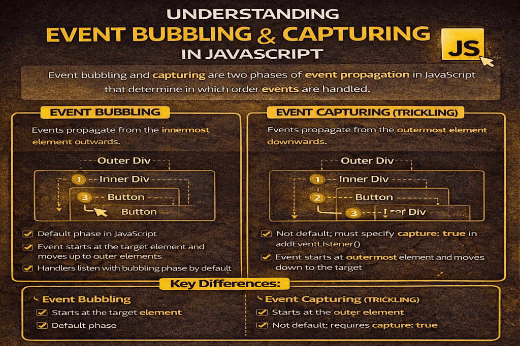 event bubbling and capturing