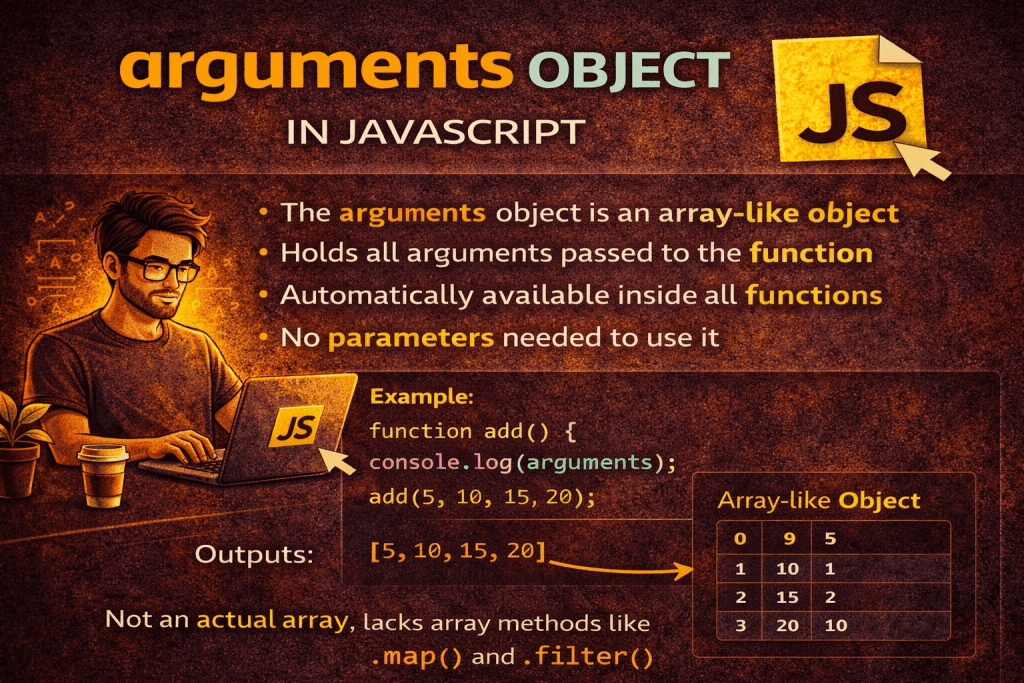 arguments object in JavaScript