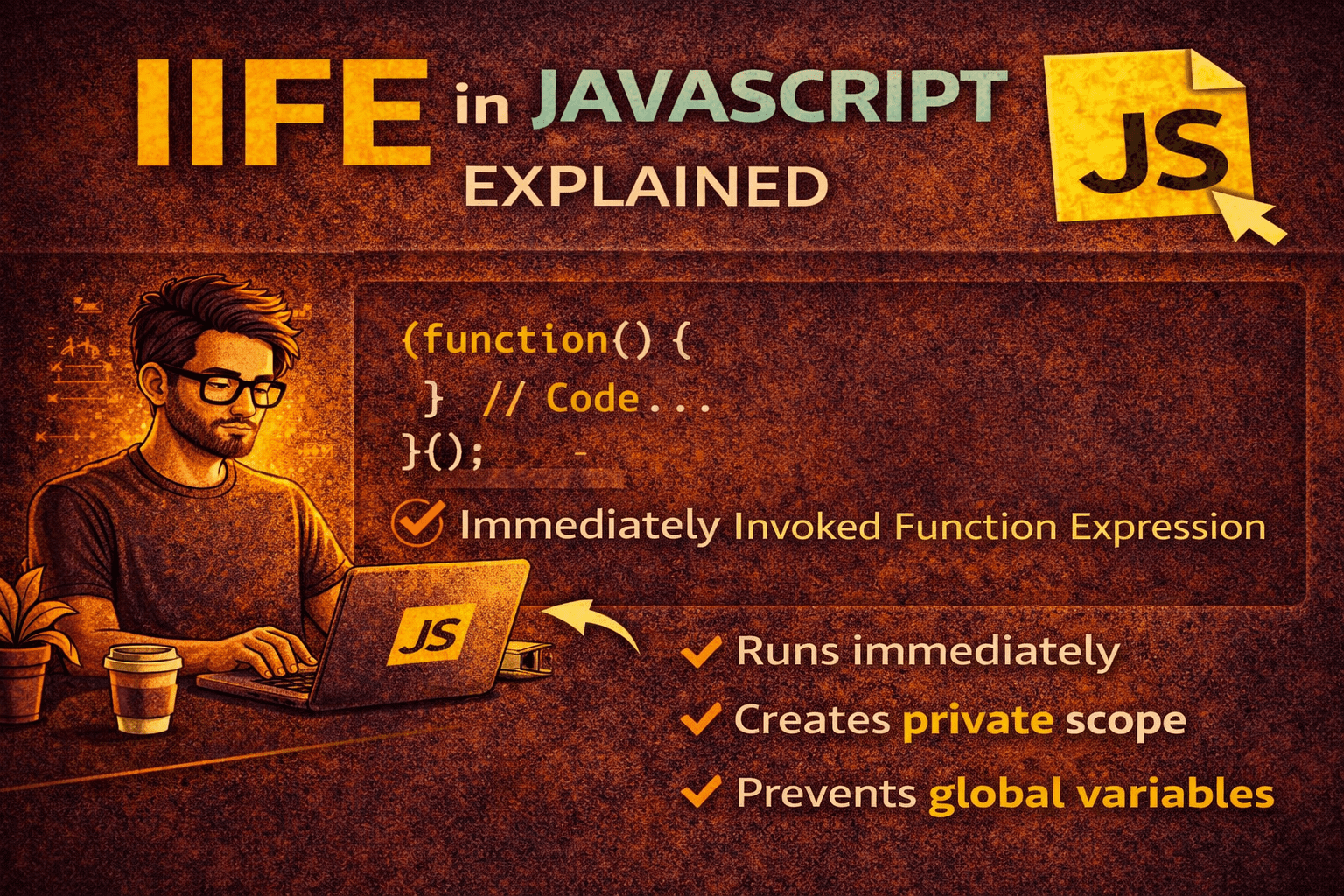 IIFE (Immediately Invoked Function Expression)