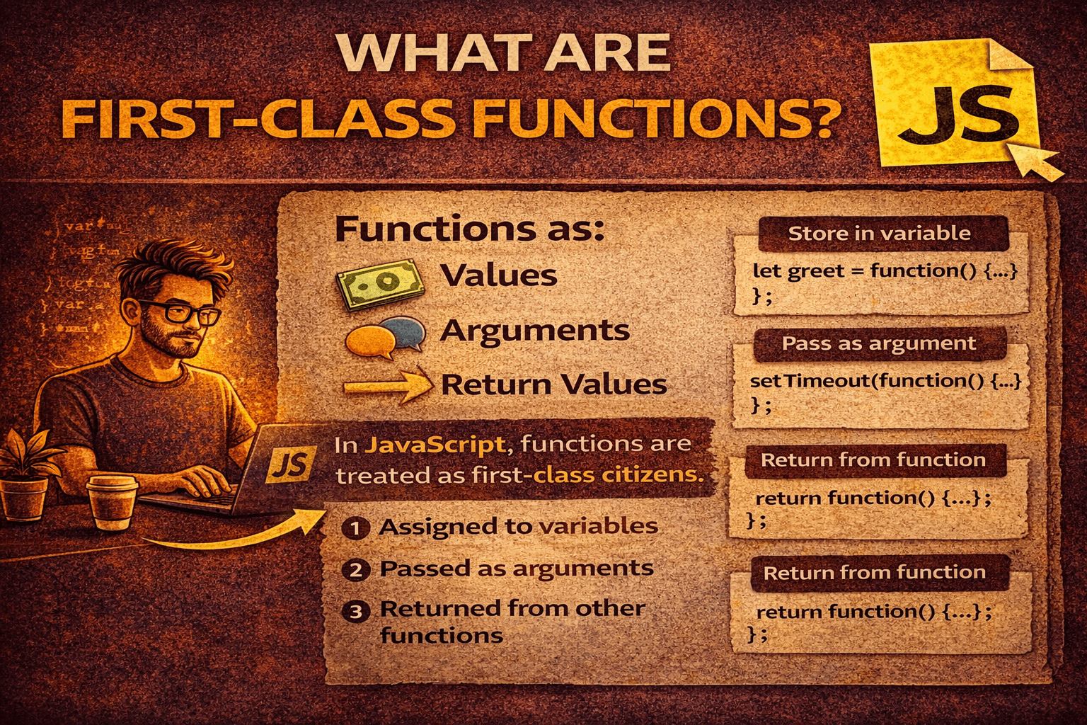 first-class functions