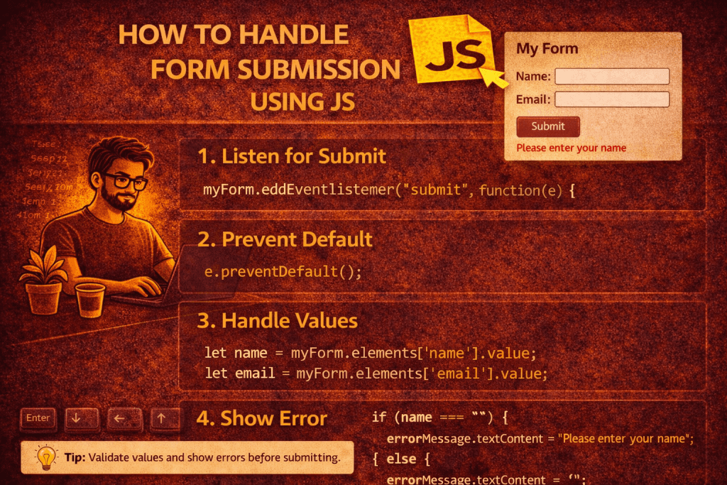 form submission using JS