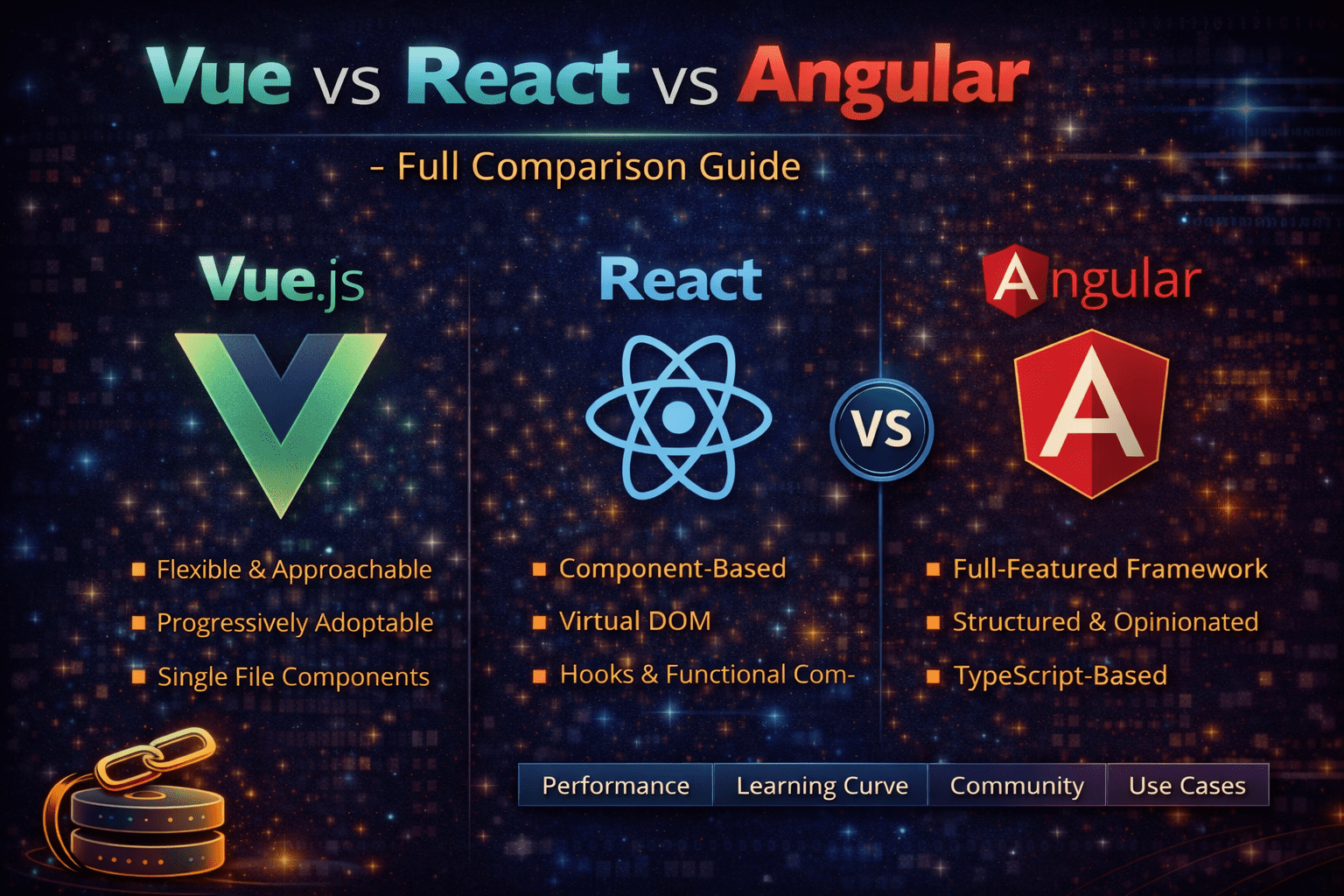 Vue vs React vs Angular
