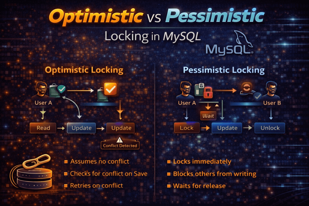 Optimistic vs Pessimistic Locking