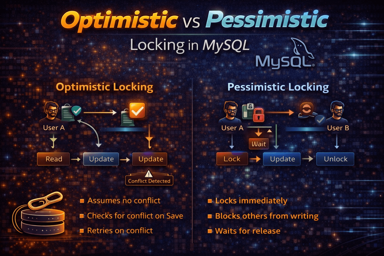 Optimistic vs Pessimistic Locking