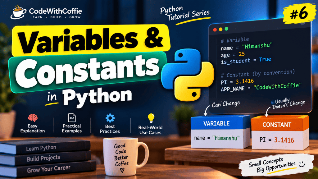 Variables & Constants in Python